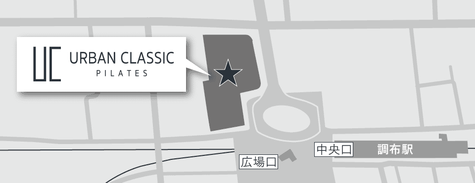 URBAN CLASSIC PILATES 調布周辺のマップ