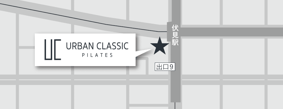 URBAN CLASSIC PILATES 伏見周辺のマップ