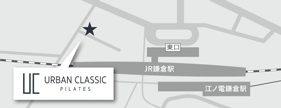 URBAN CLASSIC PILATES 鎌倉周辺のマップ