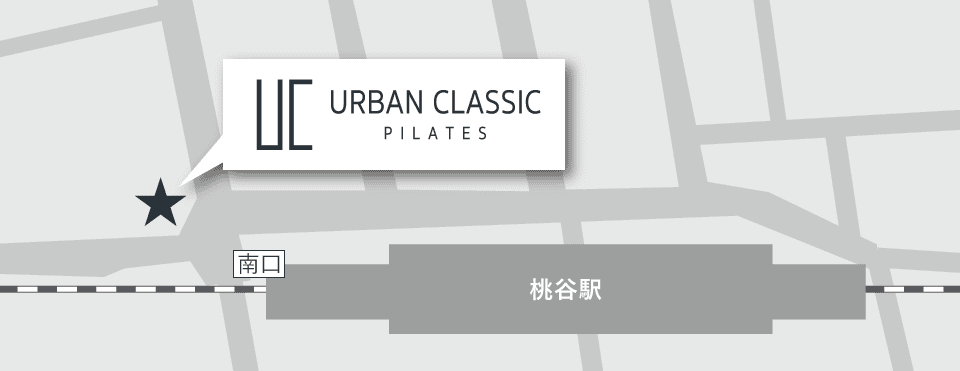 URBAN CLASSIC PILATES 桃谷周辺のマップ