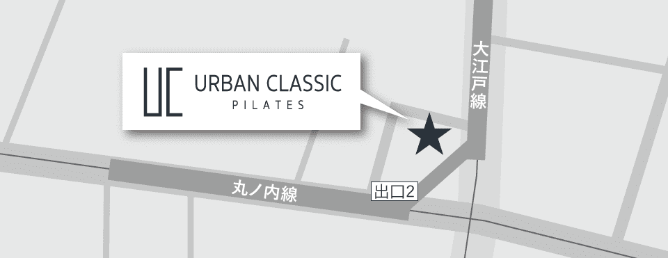 URBAN CLASSIC PILATES 中野坂上周辺のマップ