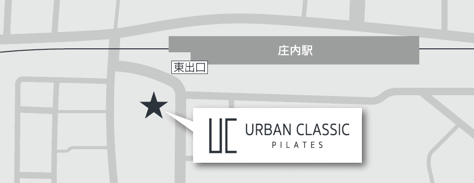 URBAN CLASSIC PILATES 庄内周辺のマップ